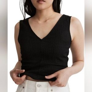 Madewell V-neck Crop Top NWT